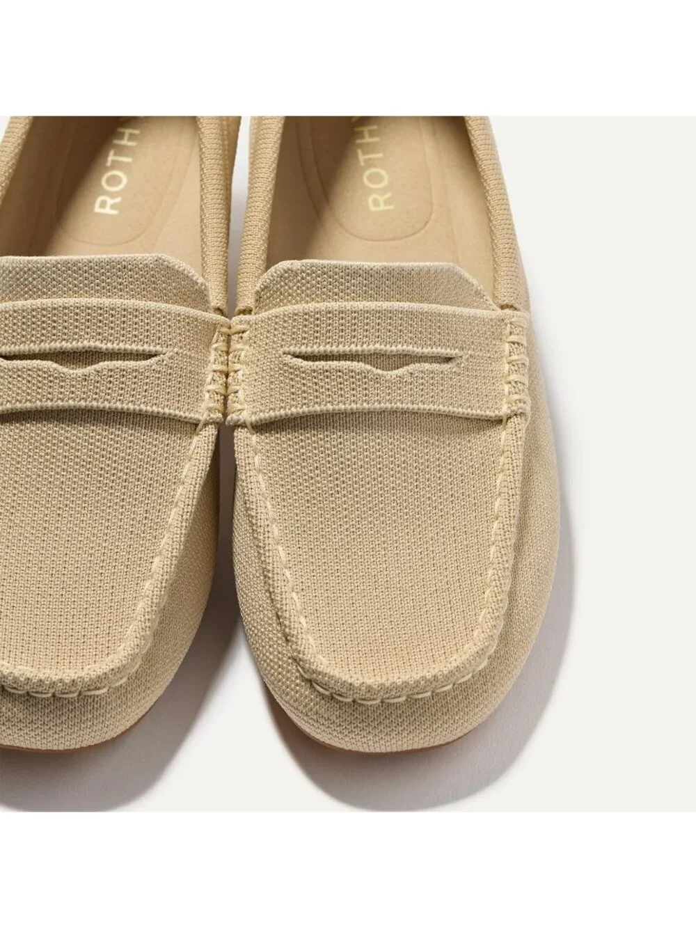 Women's Sesame Slip-On Comfortable Loafers Sustainable Washable Stylish Shoe